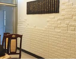 Xốp Dán Tường Giả Gạch Màu Vàng Kem | Xốp Dán Tường Siêu đẹp, Giá Sỉ