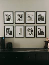 Easy Black White Gallery Wall Picture Wall Living Room Dining Room Gallery Wall Photo Wall Decor
