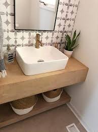 If the are small, think about a pocket door that slides into the wall instead of a conventional entrance door. Honest Review Of My Diy Wood Bathroom Vanity 2 Years Later