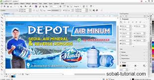 Cara membuat contoh desain spanduk depot air minum isi ulang youtube. Desain Spanduk Depot Air Isi Ulang Cdr Coreldraw Sobat Tutorial