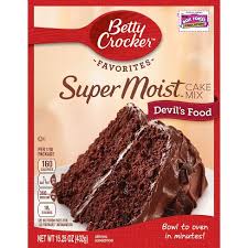 These go perfectly with our range of delicious icings. Betty Crocker Supermoist Devil Food Cake Mix 15 25oz Target