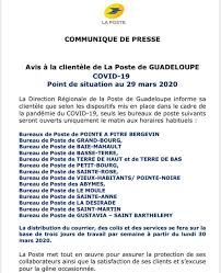 Avant de partir en voyage,. Canal 10 Covid 19 Services De La Poste En Guadeloupe Facebook
