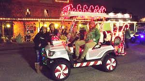 See more ideas about golf cart decorations, christmas golf, golf carts. Golf Cart Christmas Kicks Off Holiday Fun In Nederland Parade Sign Up Still Open Port Arthur News Port Arthur News