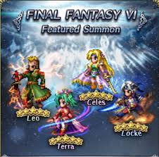 You'll soon find the stages becoming very difficult. Old Allies Final Fantasy Vi Featured Summon Final Fantasy Brave Exvius English Guide