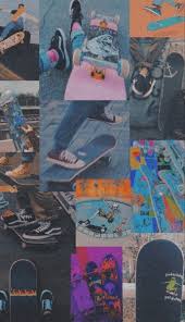 ?‍♀ there's no wrong way to design a cute wallpaper for your home screen, but there are a few tricks that are essential for anyone looking to become a. Skate Board Background Wallpaper Iphone Wallpaper Iphone Wallpaper Hipster Wall Collage