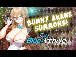 Blue Archive] Bunny AKANE Summons! - Bunny Chasers On Board - YouTube