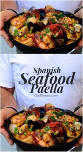 Spanish Seafood Paella Recipe Healthy Ciaoflorentina Recipe Paella Recipe Seafood Spanish Seafood Paella Paella Recipe