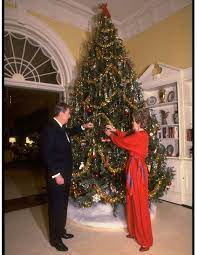 Nancy reagan white house christmas decorations. The Most Iconic Christmas Moments Of All Time White House Christmas Tree White House Christmas Christmas Photograph