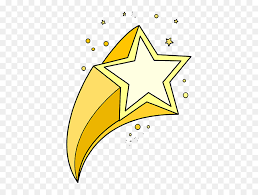 Decide what side of the canvas you want the star to start from, the top, bottom, left or right, and position your star there. Shooting Star