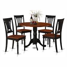 East West Furniture Dublin 5 Piece Drop Leaf Dining Table Set With Plainview Wooden Seat Cha In 2020 Dining Furniture Makeover Black Kitchen Table Small Kitchen Tables