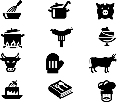 Tick symbol may get rendered as an emoji icon , or a simple ascii character. Lebensmittel Icons Silhouette Kostenlose Vektorgrafik Auf Pixabay