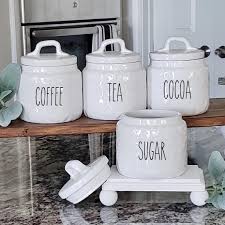 Find the perfect accessories and décor for your home. Decorative Farmhouse Style Kitchen Canister Sets Reviews Decorating Ideas And Accessories For The Home Creative Ideas For Every Room