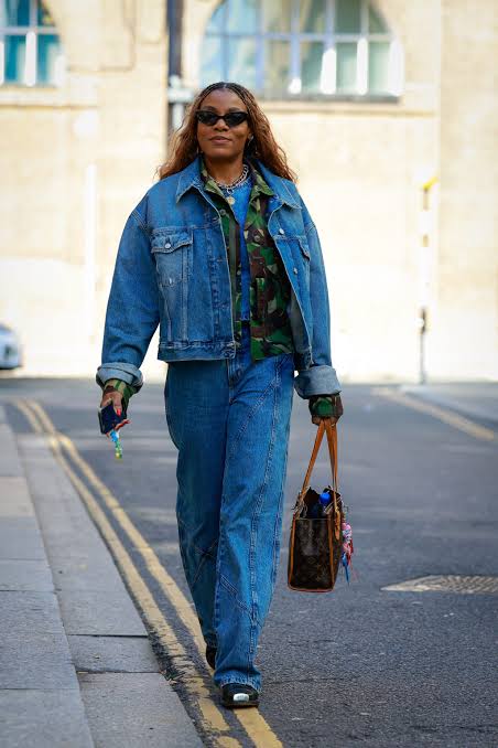 7 ways to wear your denim jacket in the colder months — proof that it's a year round staple