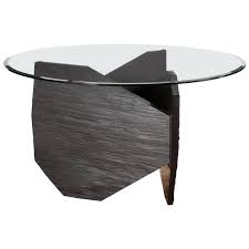 Marble Slate Dining Table Signed By Frederic Saulou Dining Table Table Signs Unique Dining Tables
