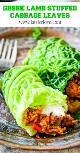 Add rice, onions, and undrained tuna. Greek Lamb Stuffed Cabbage Leaves Larder Love