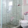 When it comes time to lay out the tile, put in a liner, or installing a fresh shower. 1