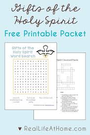Seven Gifts Of The Holy Spirit Worksheet Set Free Printables Holy Spirit Activities Holy Spirit Craft Holy Spirit