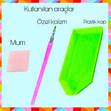 Set içinde bulunan malzemeler ile, kolayca kendi tablonuzu oluşturun. Hondep 5d Elmas Boyama Tavus Kusu Diamond Painting Kit Fiyati