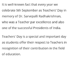 It's important to represent yourself truthfully. What Are The Most Inspiring Teachers Day Speech To Give As A Student Quora