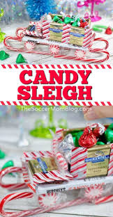 Christmas snacks christmas cooking christmas goodies holiday recipes christmas parties christmas deserts easy christmas treats for gifts easy each pretzel will come individually wrapped, along with matching ribbon. Candy Cane Sleigh With Video Tutorial The Soccer Mom Blog