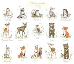 Woodland Nursery Print Set Woodland Animals Woodland Friends Print Bear Raccoon Rabbit Owl Fox Hedgehog Forest Nursery Art Boy Bedroom Art Woodland Animal Prints Nursery Animal Prints Woodland Nursery Art