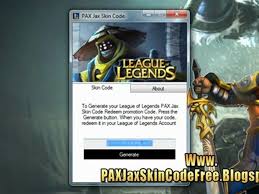 Code (short for source code) is a term used to describe text that is written using the protocol o. How To Unlock League Of Legends Pax Jax Skin Code Video Dailymotion
