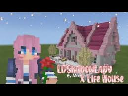 Around the outside there is a large fence sadly, the modpack has changed and does not include all of the mods it used to. Ldshadowlady Pink Minecraft House Novocom Top