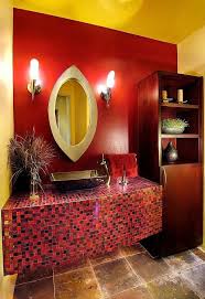 ← red bathroom decorating ideas. Magical Bathroom Designs With Red Accents Top Dreamer