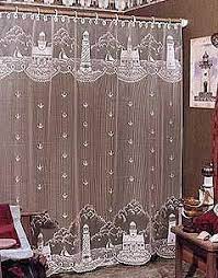 Lighthouse Lace Shower Curtain White Lace Shower Curtains White Shower Curtain Curtains
