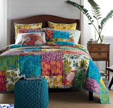 Free Shipping New Arrival Colorful Patchwork Quilt Handmade Bedding Set King Size Us 148 00 Quilt Sets Queen Handmade Bed Bed Spreads