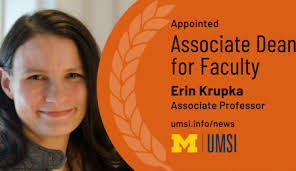 UMSI associate professor Erin Krupka appointed associate dean for faculty
