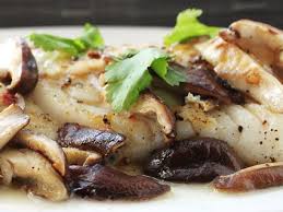 Pan Seared Fish With Shiitake Mushrooms Recipe Recipe Fish Recipes Pan Seared Stuffed Mushrooms Shiitake Mushrooms Recipes