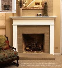 Pin By Rich Lennartz On For The Home Wood Mantels Fireplace Mantels Painted Brick Fireplaces
