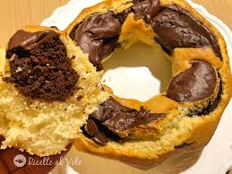 Il ciambellone bicolore il cui habitat. Ciambellone Bicolore Con Olio Di Semi Ricette Al Volo