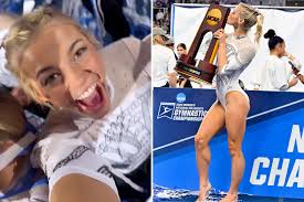 Olivia Dunne leads wild LSU celebrations after college superstar leads gym  squad to historic NCAA triumph