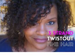 Fine Natural Hair Style 3 Strand Twist Out Water Only Fine Natural Hair Natural Hair Styles Hairstyles For Thin Hair