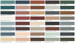 Behr Paints Chip Color Swatch Sample And Palette Wall Paints