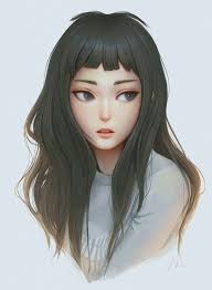 Art Grey White Digital Art Girl Art Girl Anime Art Girl