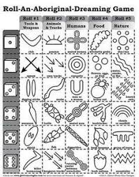 Roll An Aboriginal Dreaming Game Multicultural Collage Art Activity Teacherspayteachers Com A Aboriginal Art Symbols Aboriginal Art For Kids Teaching Art