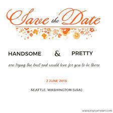 In some cases, they are published in the local paper and online in the month after they take place. Write Bride And Groom Name On Marriage Invitations Cards Online