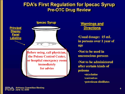 Homeopathic medicine s154, ipecac, ipecacuanha injeel. Ppt Ipecac Syrup Regulatory History Powerpoint Presentation Free Download Id 1327040