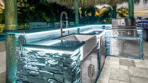 Small backyards are common and, yes, we all love swimming pools so we have curated a petite gallery of swimming pool ideas for small backyards, click to a swimming pool is a great way to bring life to a dull backyard because it encourages regular recreation and family fun time. Premier Outdoor Kitchen Tampa Orlando Fl Outdoor Store Grills