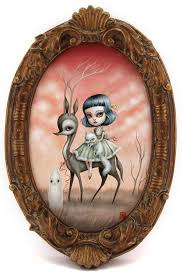 Emilla Runaway The Forest Is Gone By Mab Graves The Piece Is From Her Exhibition The Runaways At Nucleus Art Gallery Art Pop Surrealism Surreal Art