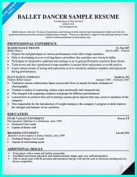 dance resume, artist resume, visual resume