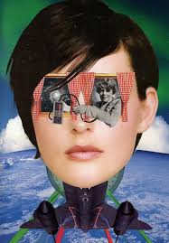 My first collage, I hope you like it. So happy that I joined this group of  like minded souls, thanks to my friend Bebs Coppens. Collage Funky Girl