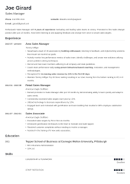 Sales Manager Resume Examples Templates Key Skills