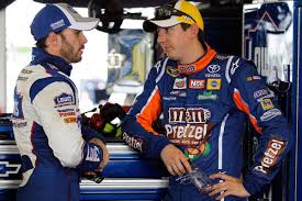 Nascar driver joey logano celebrates in victory lane after winning the nascar talladega auto race at talladega superspeedway, sunday, april 29 after his first nascar win at las vegas motor speedway, hometown hero kurt busch celebrated by taking a victory lap down the strip in a helicopter. Poll Who Was The Best Nascar Driver Of 2010 Sbnation Com
