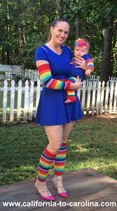 Discover the tips to create this awesome diy costume duo for rainbow brite was one of my favorite cartoons as a kid. California To Carolina Mother Daughter Rainbow Brite Costumes Cute Costumes Costumes Rainbow Brite