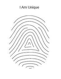 Fingerprint I Am Unique Writing Activity Writing Activities I Am Unique Art Therapy Activities