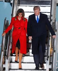 We were honored to complete the east room floor restoration along with the wall upholstery in the red & blue rooms in 2019. Melania Trump Arrives In London In A Red Coat Her Go To Stilettos Monticello News
